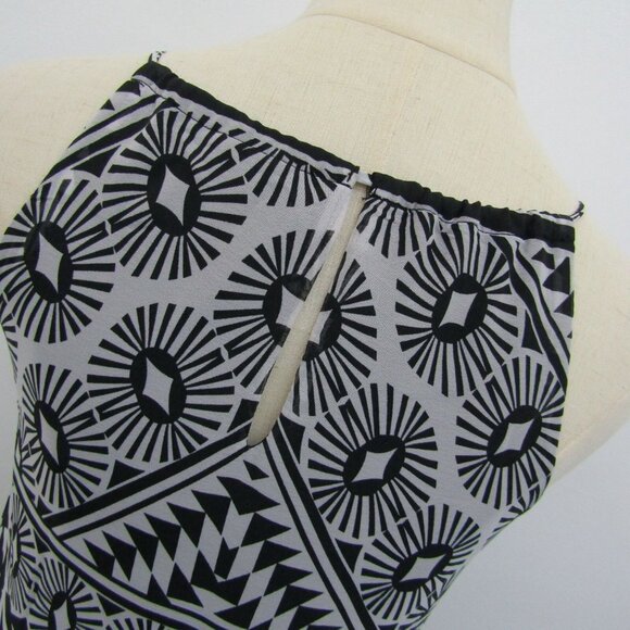 Old Navy Multicolor Tribal Print Halter Maxi Dress Women XS Boho Summer Festival - Picture 5 of 13